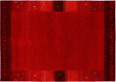 Teppich aus Indien Intense Mala Dunkelrot 90 x 160 cm