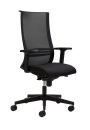 Drehstuhl Schwarz Polyester