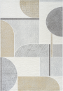 Webteppich Varis Grau Gold 80 x 150 cm