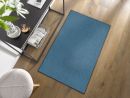 Fußmatte wash+dry Trend-Colour Stahlblau 75 x 120 cm