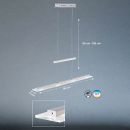 Fischer & Honsel LED Pendelleuchte Tenso TW 88 cm Nickel