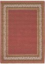 Teppich aus Indien Bikaner Mir 50 rot 60 x 90 cm