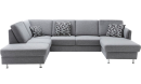 Modulmaster Wohnlandschaft 1080 Steel mit Funktion