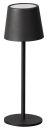 Fischer & Honsel Akku Tischlampe Roxi Schwarz
