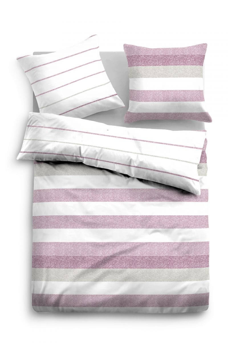 Tom Tailor Linon Bettwäsche 135x200cm wild berry Tom Tailor Linon Bettwäsche 135x200cm wild berry