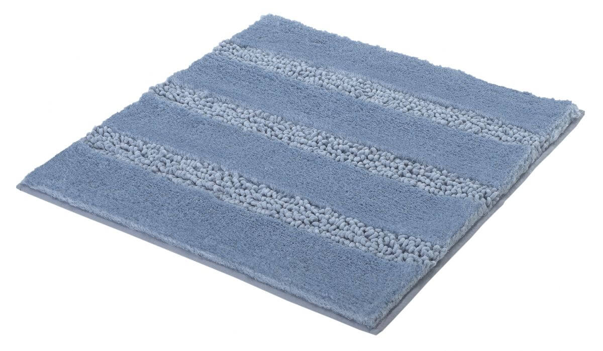 Badteppich Monrovia Stahlblau B:60cm Badteppich Monrovia Stahlblau B:60cm