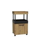 Barschrank mit Rollen (1T) HOME BAR