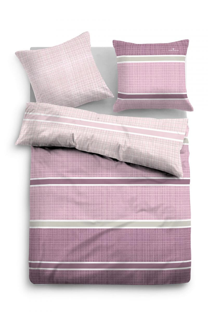 Tom Tailor Satin Bettwäsche 135x200cm wild berry Tom Tailor Satin Bettwäsche 135x200cm wild berry