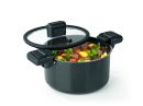 Energiespartopf 5,8L N8WERK Aluminium schwarz